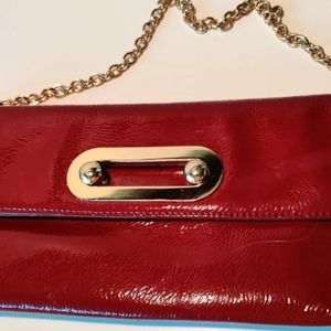 ‼️Final Sales Price‼️HOBO Red Patent Leather Womens Handbag Clutch...